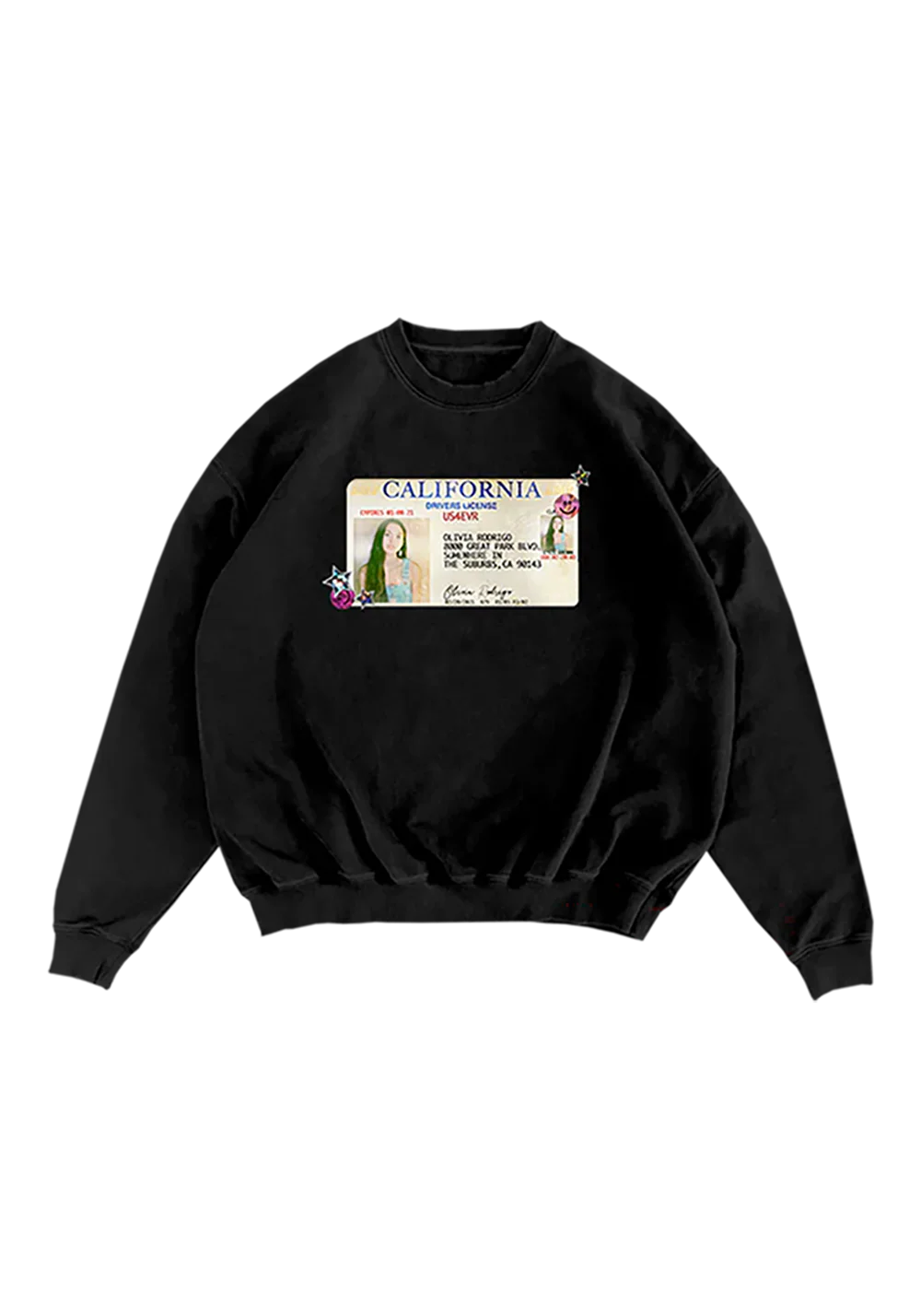 drivers license 5 year anniversary crewneck