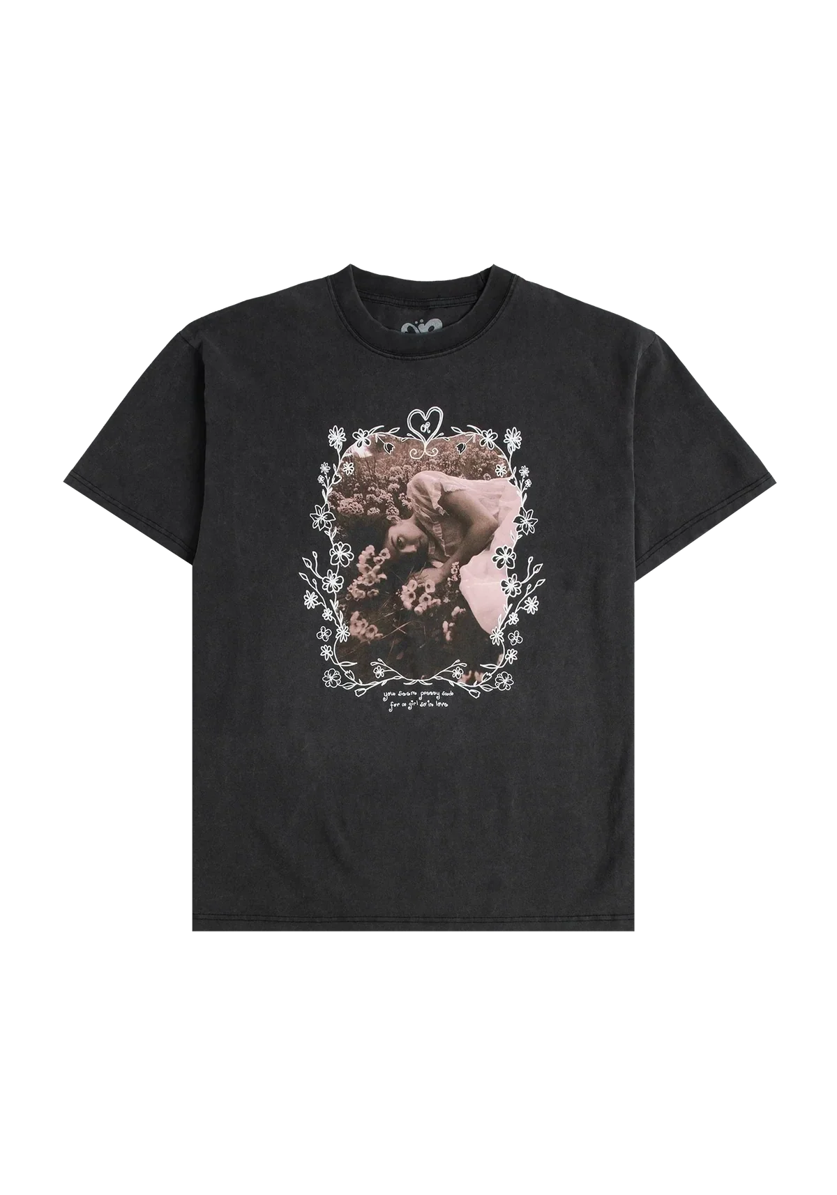 floral photo t-shirt