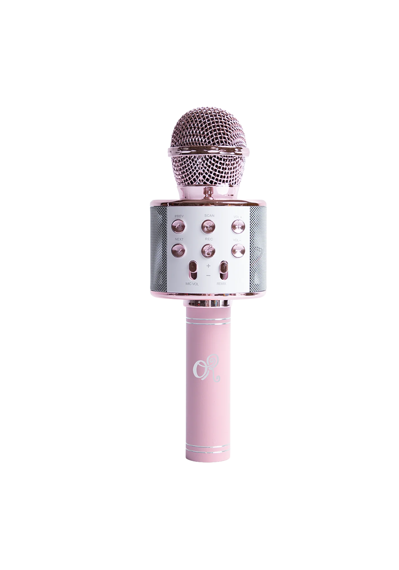 logo wireless bluetooth karaoke microphone