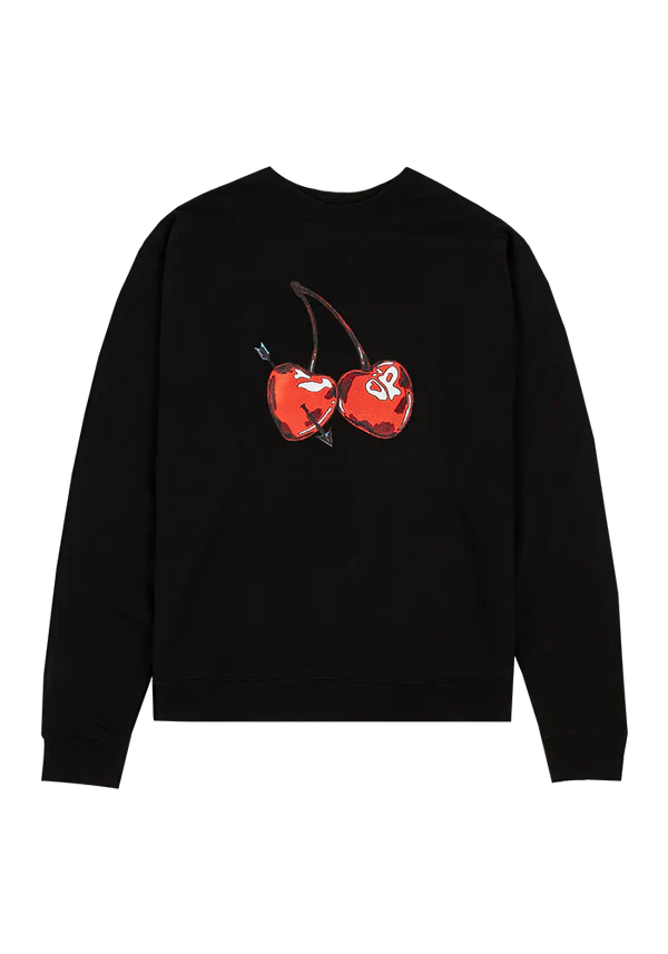 cherries crewneck pullover