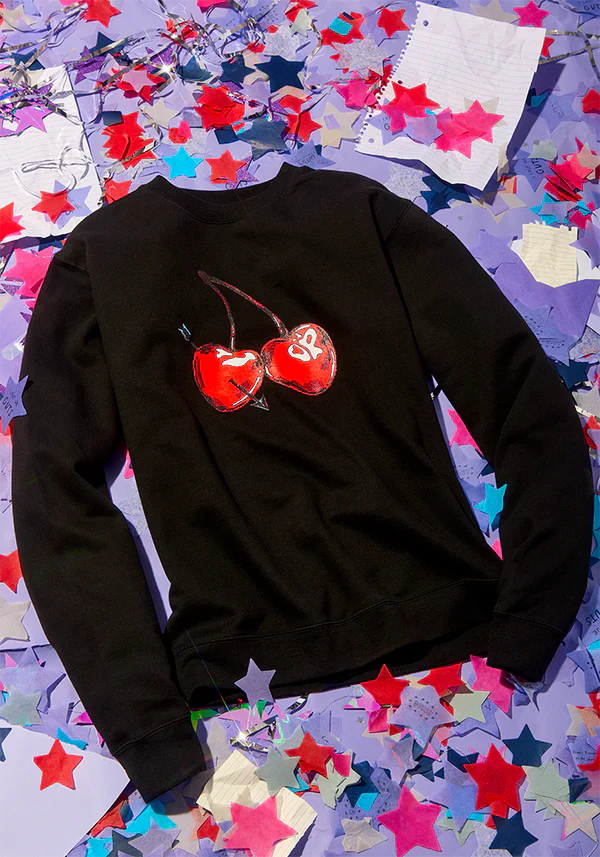 cherries crewneck pullover - Image 2