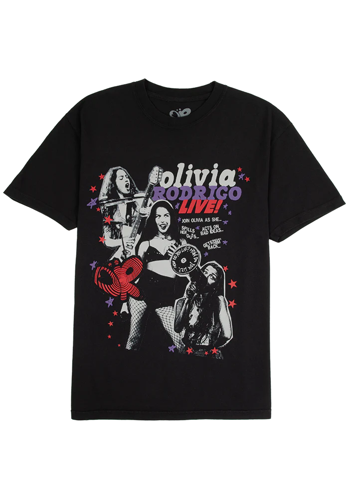 olivia rodrigo live t-shirt - Image 2