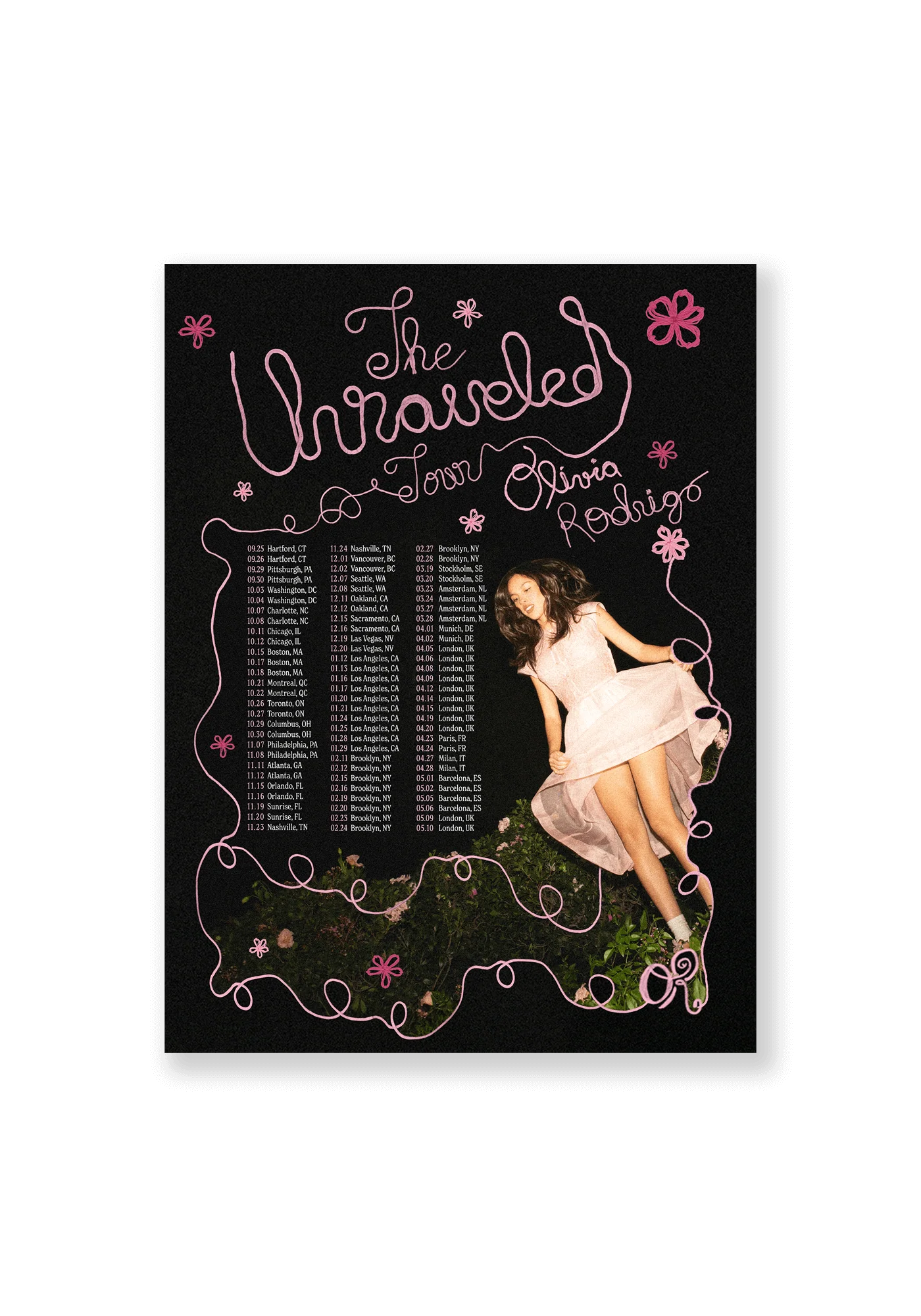 the unraveled tour poster
